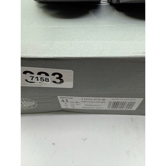 NEW Palladium Pampa Sport Cuff WPN Boots 73234-070-M Granite Gray Mens Size 4.5 - Picture 9 of 9